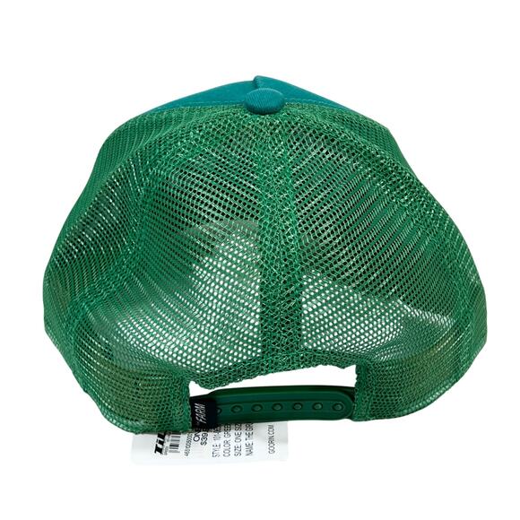 Goorin Bros The Farm High Giraffe Trucker Snapback Hat Cap Green Brown New - Picture 3 of 6